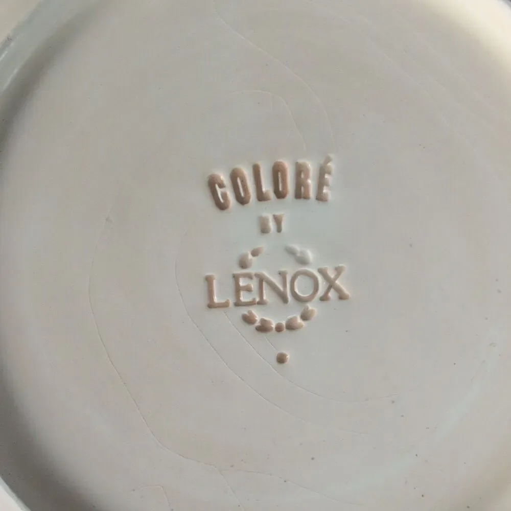 Lenox Dinner Plate Green Colore Verde VERDE 9” Italy